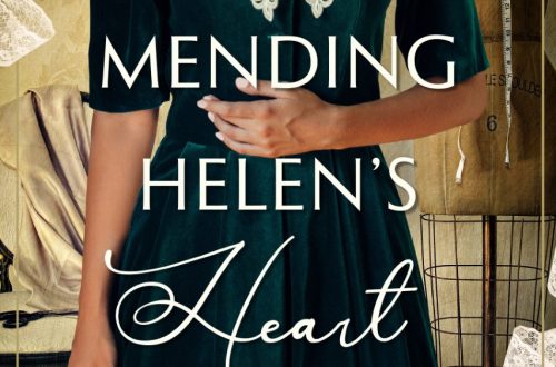 Cover for Mending Helen's Heart - woman dressed in green gown